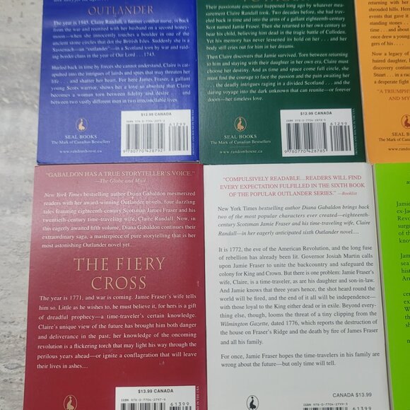 #360 Mass Paperback Outlander Book Set Series - Picture 6 of 9